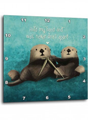 Wall Clock Multicolour 10x10inch