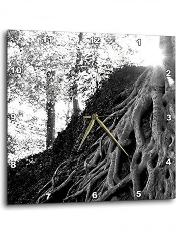 Old Growth Forest Wall Clock Multicolour 10x10inch