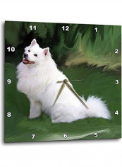 American Eskimo Wall Clock Multicolour 10x10inch