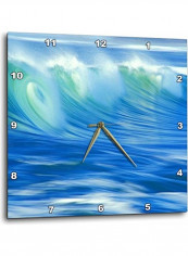 Beauty Of An Ocean Wave Wall Clock Multicolour 10 X 10inch