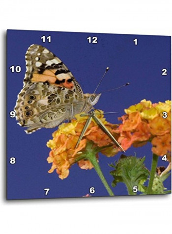 Decorative Printed Wall Clock Multicolour 10x10inch