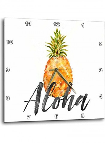Decorative Printed Wall Clock Multicolour 10x10inch