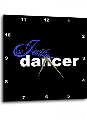 Jazz Dancer Wall Clock Multicolour 10 X 10inch