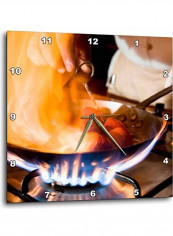 Cuisine Printed Wall Clock Multicolour 10x10x0.1inch