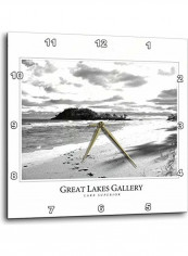 Photograph Of Little Presque Isle In Lake Superior Wall Clock Multicolour 10x10inch