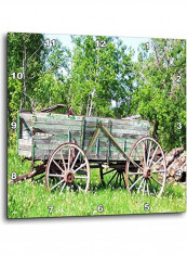 DPP 60673 1 Old Country Wagon Wall Clock Multicolour 10x10inch