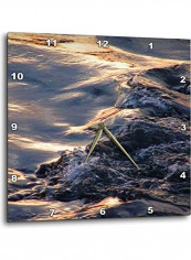 Illuminated Water Printed Wall Clock Multicolour 10x10inch