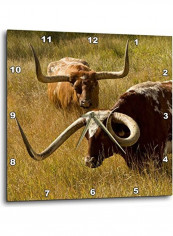 Bull Wall Clock Multicolour 10x10inch