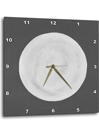 Full Moon Printed Analog Wall Clock Multicolour 10x10x0.1inch