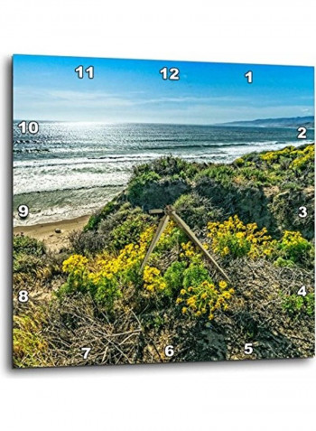 Decorative Printed Wall Clock Multicolour 10x10inch