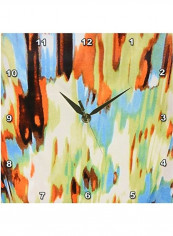 Decorative Printed Wall Clock Multicolour 10x10inch