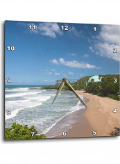 Puerto Rico Domes Beach Wall Clock Multicolour 10x10inch
