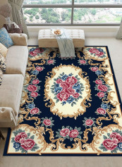 1-Piece Classic Vintage Pattern Anti-Skidding Long Rug Multicolour 50x80cm