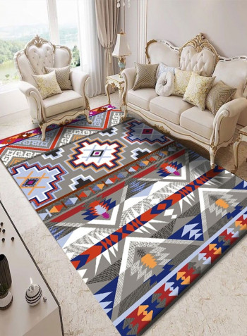 1-Piece Simple Geometry Patterned Floor Carpet Multicolour 50x80cm