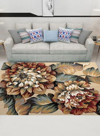 3D Printed Wear-resistant Non-Slip Carpet Multicolour 50x80cm