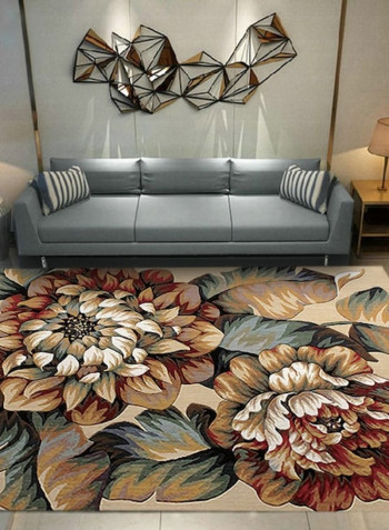3D Printed Wear-resistant Non-Slip Carpet Multicolour 50x80cm