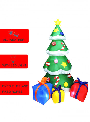 Decorative Inflatable Christmas Tree With Gift Boxes Multicolour