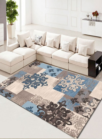 European Style Water Absorbent Anti-Slip Floor Rug Carpet Multicolour 50x80cm