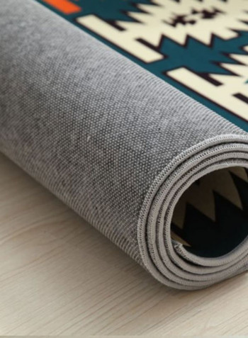 European Style Water Absorbent Anti-Slip Floor Rug Carpet Multicolour 50x80cm