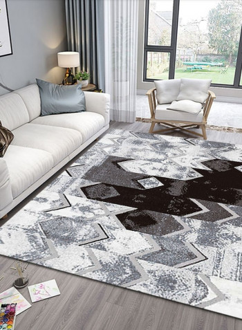 Modern Non-Skid Stylish Rectangular Rug Multicolour 50x80cm
