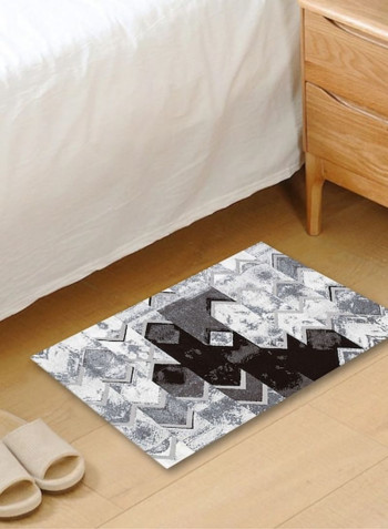 Modern Non-Skid Stylish Rectangular Rug Multicolour 50x80cm