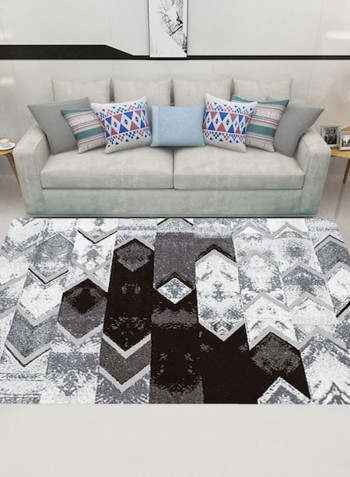 Modern Non-Skid Stylish Rectangular Rug Multicolour 50x80cm