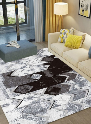 Modern Non-Skid Stylish Rectangular Rug Multicolour 50x80cm