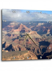 South Rim View Of The Grand Canyon Printed Wall Clock Multicolour 10x10x0.1inch