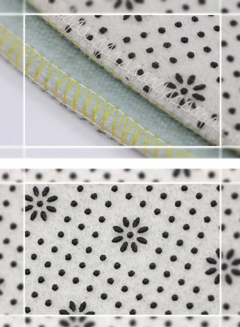 Decorative Round Shaped Lemon Design Antiskid Soft Floor Mat Multicolour 60x60cm