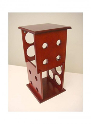 2 Layer Beverage Rack Red 9x9x19inch