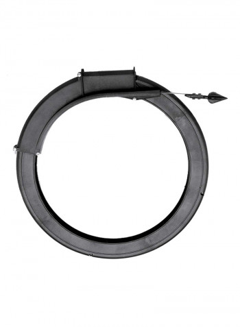 Flat Sewer Rod Black 17.5 x 17.5 x 2.3inch