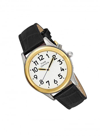 Men's Leather Analog Watch GWC128TBK