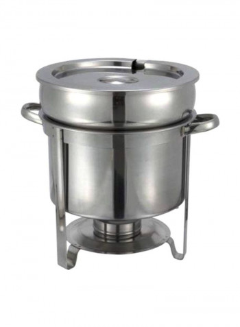 Stainless Steel Steamer Silver 11Quart