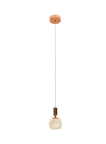 Indoor Hanging LED Light Rose Gold 70 X 70 X 63centimeter