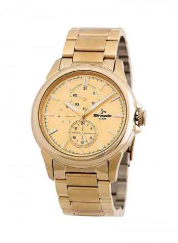 Men's Chronograph Display Stainless Steel Strap Watch T6107-GBGC