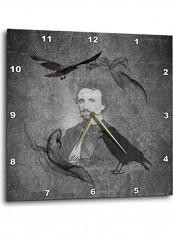 Wall Clock Black/White 10x10inch