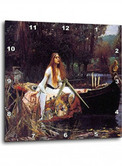 DPP 130185 1 Lady Of Shallot Wall Clock Multicolour 10x10inch