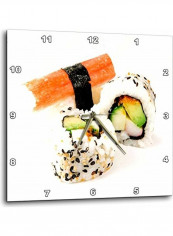 Sushi Plate Wall Clock Multicolour 10 X 10inch