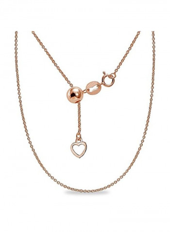925 Sterling Silver Rolo Chain Necklace