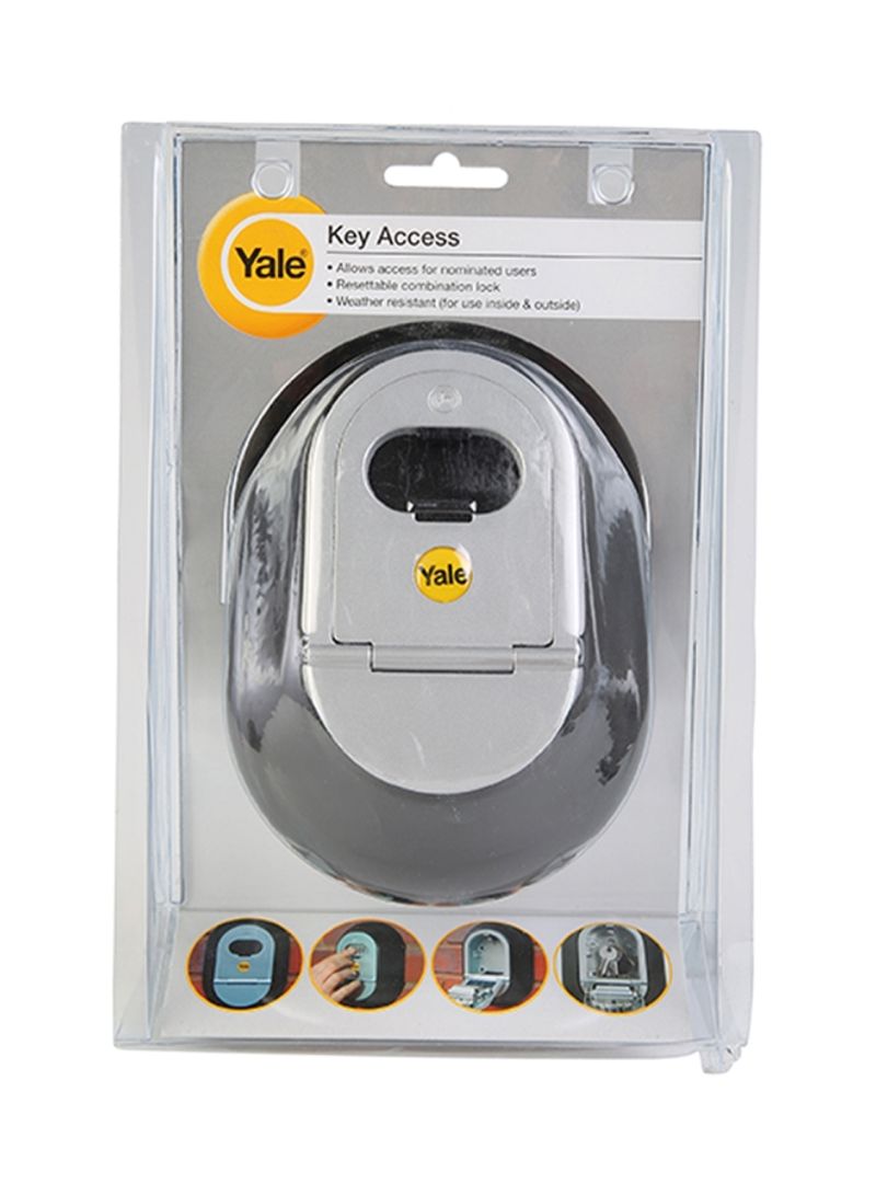Secure Key Access White/Black 178x39x130millimeter