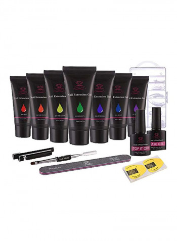 Nail Extension Gel Kit Green/Yellow/Red