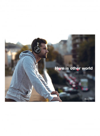 Noise Cancelling Over-Ear Headphone With Mic Black