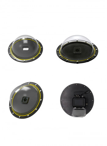 T05 Dome Port With Pistol Trigger For Go Pro 8inch Black