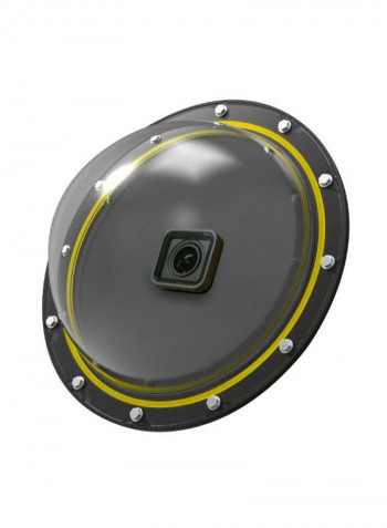T05 Dome Port With Pistol Trigger For GoPro With Floating Hand Grip, Phone Clamp And Tripod Mount For Cellphones Black