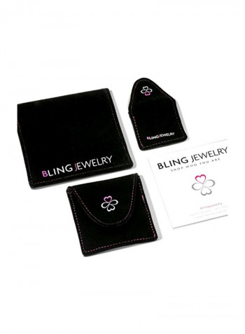 925 Sterling Silver Cubic Zirconia Studded Ring