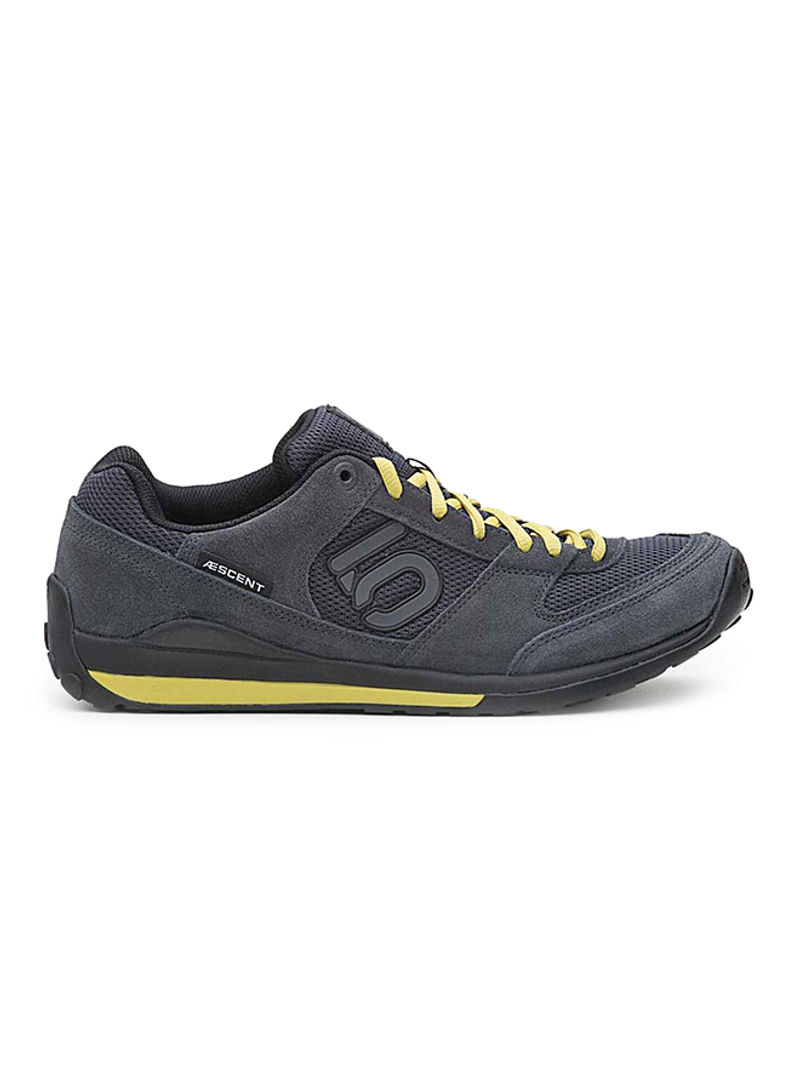 Aescent Lace-up Shoes Dark Grey/Citron