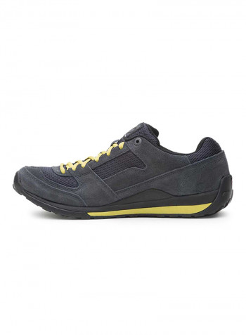 Aescent Lace-up Shoes Dark Grey/Citron