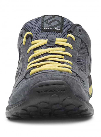 Aescent Lace-up Shoes Dark Grey/Citron