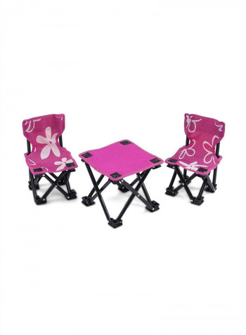 Camping Sports Chairs And Table Doll Playset