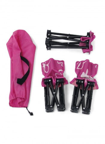 Camping Sports Chairs And Table Doll Playset